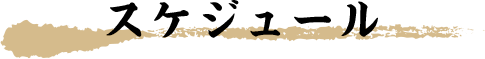 スケジュール